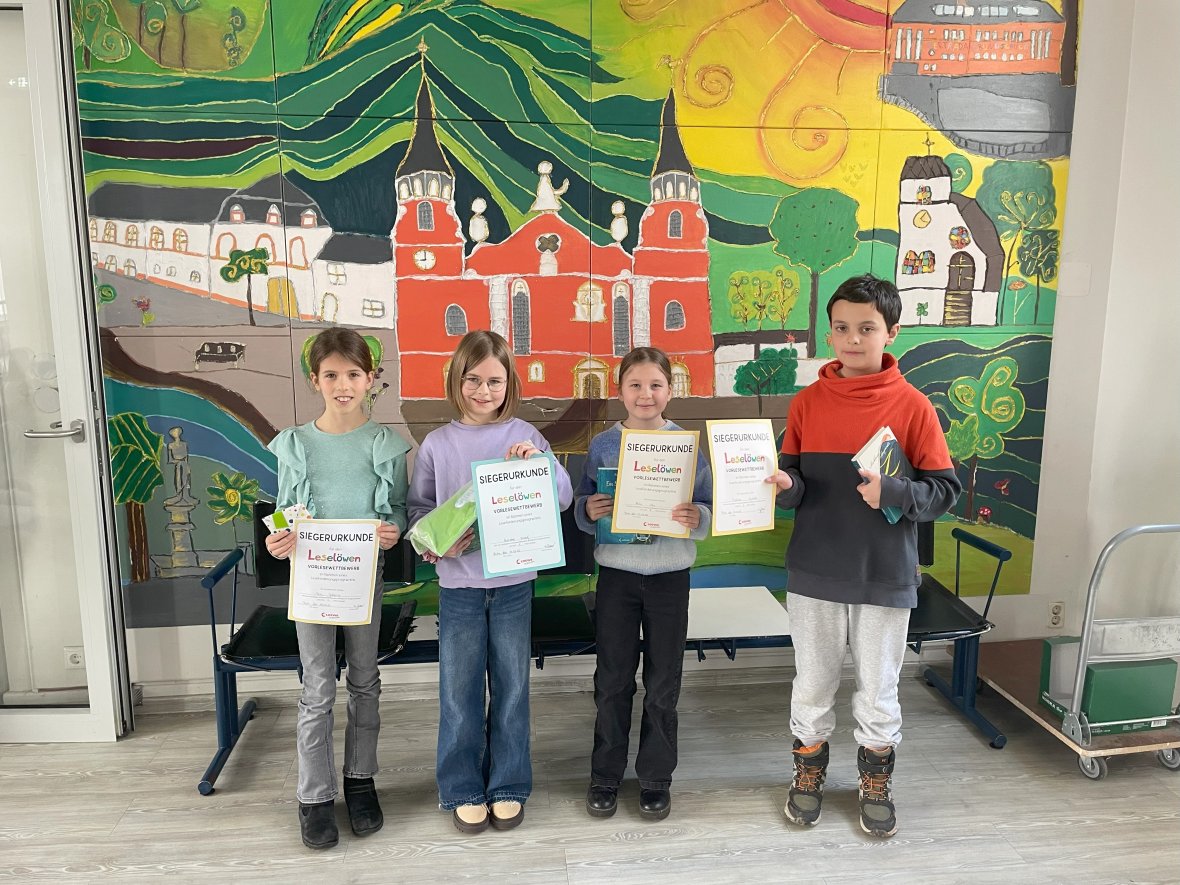 Bild der Gewinner 4. Schuljahr